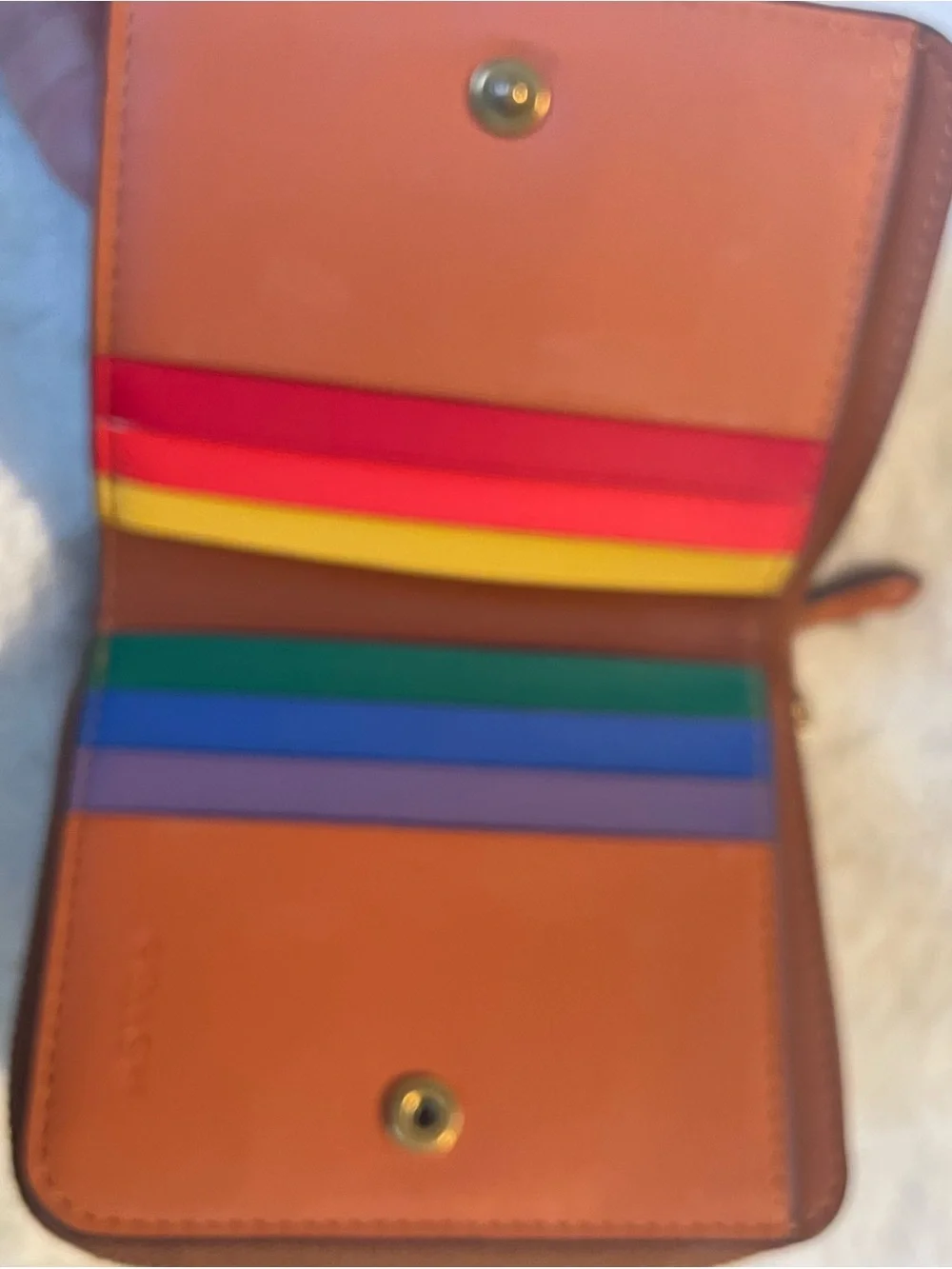 Coach Bill Fold Wallet in Multicolor Signature Canvas